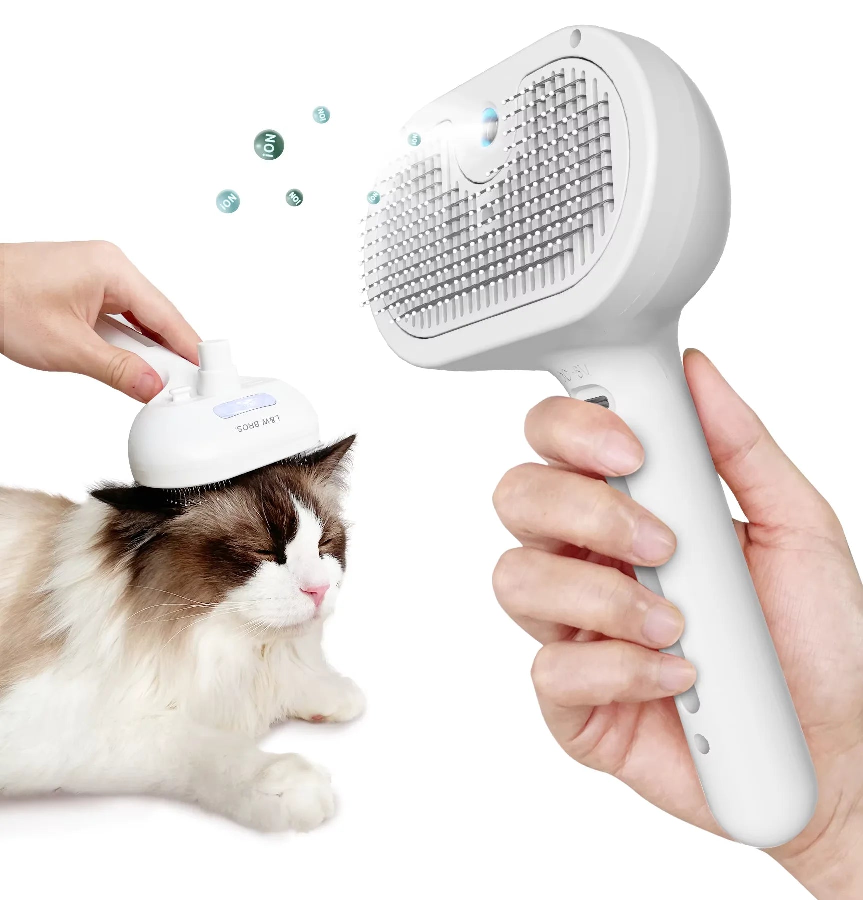 New Pet Products 2026 Pet Grooming Brush Electric Spray Massage  Pet Steam Spray Comb Brushes for Animals