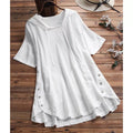 Autumn Plaid Checked Hoodies Blouse Women Long Sleeve Shirt Casual Linen Tunic Tops Hooded Blusas Chemise Femme 5XL Long Top