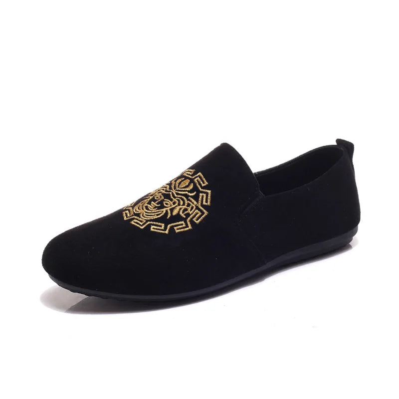 Men's Canvas Shoes Lazy Shoes Fashion Trend Man's Casual Shoes Lightweight Slip on Loafers Male Anti-Odor Comfortable Footwears