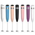 Electric Milk Frother Handheld Coffee Mixer Mini Whisk Battery Powered Stainless Steel Milk Frother