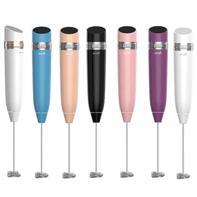 Electric Milk Frother Handheld Coffee Mixer Mini Whisk Battery Powered Stainless Steel Milk Frother