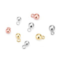 Diy Accessories S925 Sterling Silver Beads Round Ball Item Bracelet Pendant Round Vacuum Bead Pendant Beaded