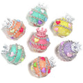 Explosive Crown Sugar Beads Straight Hole Drill Ball Beaded Diy Mobile Phone Chain Accessory Beads