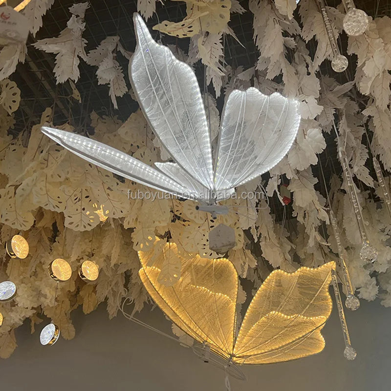 E65 Electric Open and Close Butterflies wings Electric Moving butterfly wings Giant butterfly Prop for Wedding Hotel Decor