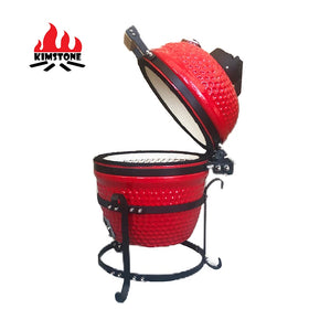 KIMSTONE KAMADO Home Living 13 Inch Akorn Jr Kamado Kooker Kamado Hibachi Charcoal Ceramic Grill
