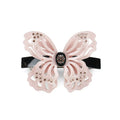 Fashion Hollow Butterfly Hair Clip Rhinestone Embellished Acetate Hair Barrette Floral Butterfly Hair Barrette Clips