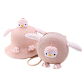 Cute Girly Straw Hat Penguin Bag Suit Beach Travel Shopping Sunhat Girl Accessories