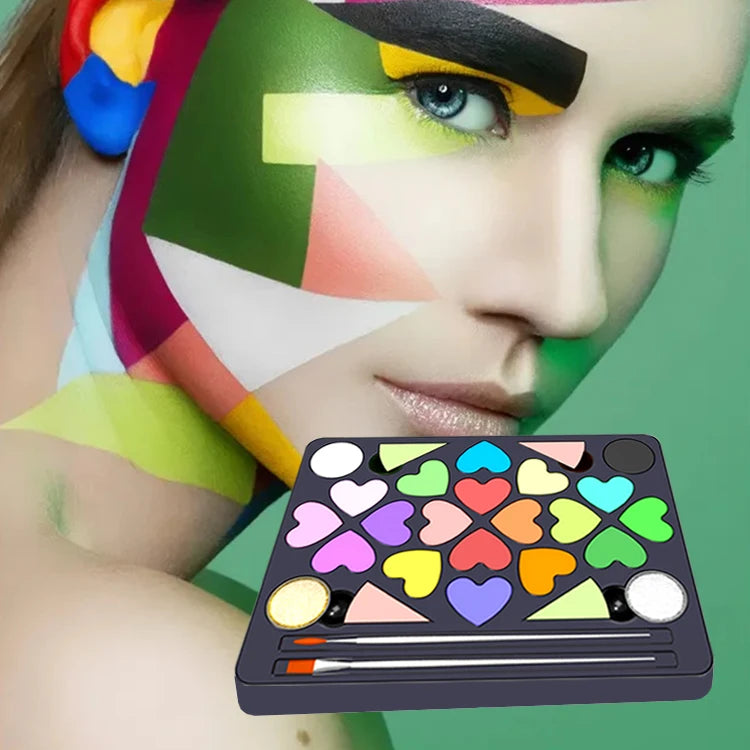 Wholesale Uv Glow Paint Private Label Water Based Uv Neon Face Painting Top Body Painting Supplies
