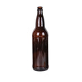 Beer Glass Bottle in Stock Amber Screen Printing Beverage Liquor Beer Bottles 330 Ml Round CROWN Cap 250ml Clear Beer Bottle CQ