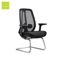 Hot Sale Simple Design Middle Back Mesh Office Chair Ergonomic Executive Visitor Guest Chair Without Wheels