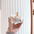270ml Summer Glassware Square Food Dish Fruit Plate Desert Glass Bowls