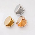 DAIHE High Polished Stainless Steel DIY Picture Round Photo Locket Pendant for DIY Jewelry