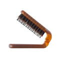 Portable Foldable Fashion Pig Mane Comb for Travel Women's Makeup Curly Hair Fluffy Style Hairdressing Custom Logo Plastic Home