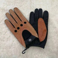 Sample Support Customizable Driving Sheepskin Leather Gloves Handmade Genuine Deer/sheep Skin for Outdoor Daily Activities