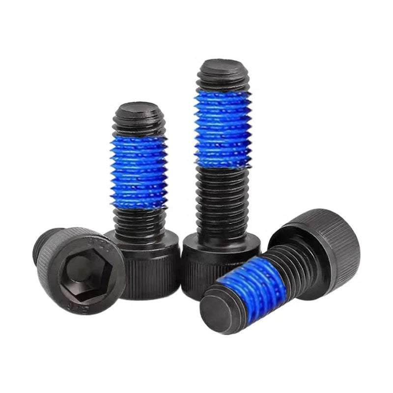Factory Supply Black Steel Nylock Hexalobular Allen Head Hex Socket Screw for Drop-resist Anti-loosening Screwant