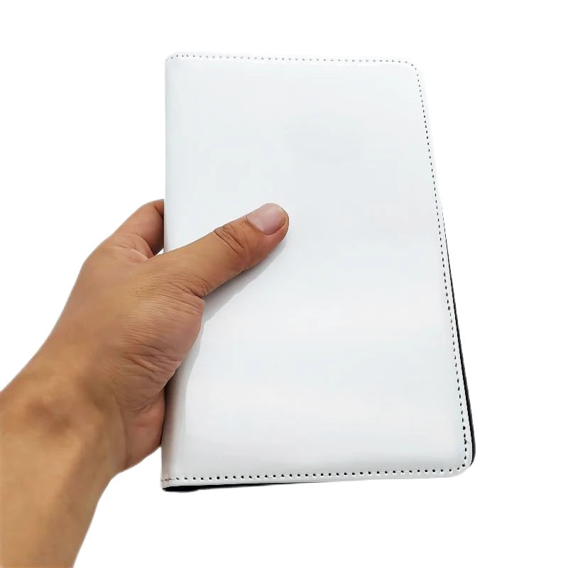 Qualisub New Design PU Leather Order Menu Server Book Sublimation Blanks Restaurant Server Books for DIY Printing