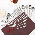 High End  Horeca Catering Events Restaurant Used Silverware Hotel Gold Flatware Manufacturer Stainless Steel Cutlery Set
