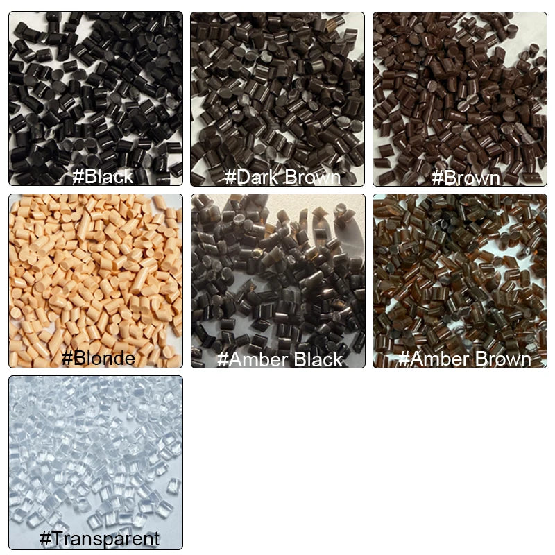 Italian Keratin Glue Beads Hot Melt Glue Grains Granulator Rebonds Hair