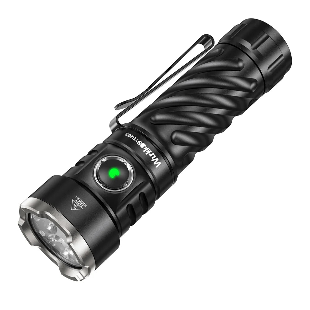 High Lumen Telescopic Zoom Type-C Rechargeable Tactical Torch Light LED Flashlight