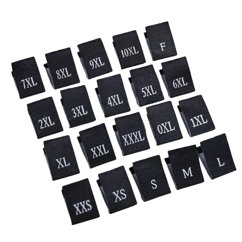 Luxury Fashion Damask Neck High Density End Fold Brand Logo Custom Textile Size Woven Garment Labels Tags on for Clothing
