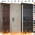 Italy Inside Fire Doors for Houses Insulated WH Listed Hotel Door 20 30 45 60 90 Mins Fireproof Apartment Door