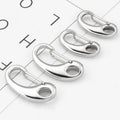 Large shrimp male polished stainless steel lobster DIY sweater chain pants clothing package link manufacturers spot
