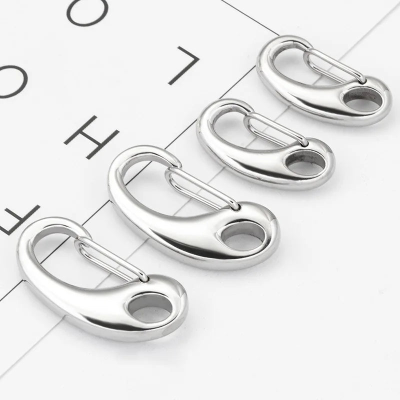 Large shrimp male polished stainless steel lobster DIY sweater chain pants clothing package link manufacturers spot