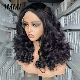 Mayqueen Human Hair Vendor HD Transparent 13x4 Glueless Lace Front Wigs for Black Women Vietnamese Raw Hair