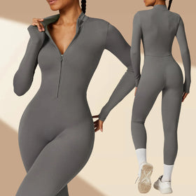 8306 Hight Quality Yoga Fitness Jumpsuits Playsuits Workout Women Athletic Bodysuits Custom Rompers White Jumpsuit