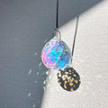 40mm Multi Color Polished UV Printing DIY Suncatcher Accessory Lampwork Parts Crystal Glass Facet Ball Holiday Home Decor