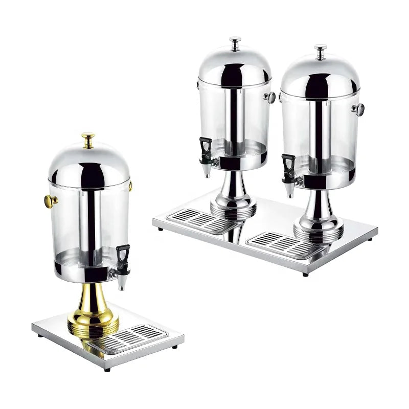 Commercial Restaurant Hotel 8/16/24L Stainless Steel Chafing Dish Buffet Ware Barrel Beer Beverage Drink Juice Water Dispenser