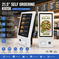 Desktop 21.5 Inch Order Kiosk Touch Screen Kiosk Self Ordering Payment Terminal Machine with POS Terminal