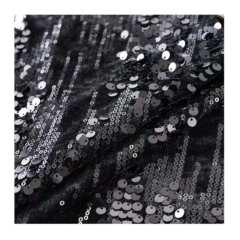 Loose Sequins Wholesale Nail Sequins Geometry Shaped Mixed  Decorations Velvet Sequin Fabric Lace Fabric