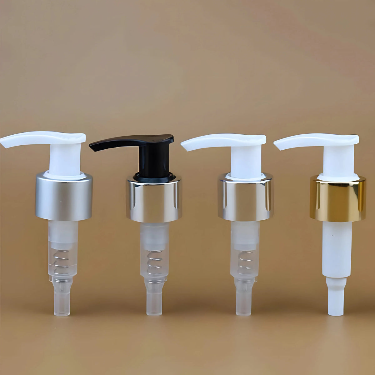 Factory Price Luxury 24 410 28/410 Liquid Dispenser Aluminum Plastic Material Lotion Pump for Cosmetic Bottles by KINPACK