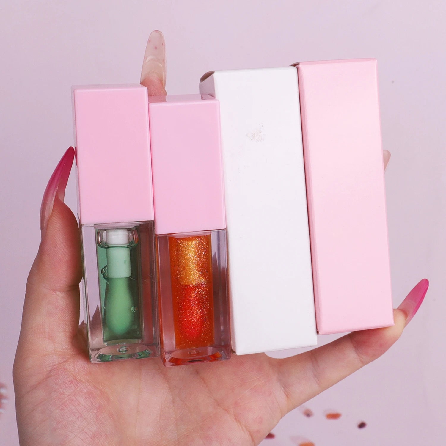 Natural Nourishing Honey Lip Balm Oil for Female Private Label Vegan Color Changing Plumping Tinted Lip Oil Gloss Tube