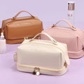 New Large Capacity Travel Cosmetic Bag for Women Large Makeup Bag Organizer Double Layer Travel Cosmetic Case