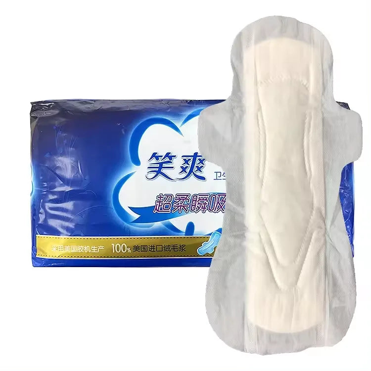 Custom Cotton Top Sheet Pe Film Female Sanitary Pad