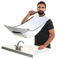 Wholesale Beard Catcher Cape Bib Hair Shave Beard Catcher Clean Care Waterproof Floral Cloth Mirror Suction Cup Apron