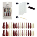 Fashion Design Style Press on Nail Tips Kit 11 Styles Colorful Different Sizes Made of ABS for Fingers Wholesale Long Coffin