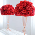 SZ04 Wedding Decoration Red Flowers Arrangement Centerpieces Flowers Ball Artificial Flowers Ball Silk Floral Ball Centerpieces