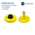 Wholesale 134.2Khz RFID Ear Tag for Cow Rfid Small Animal Tag for Sheep Goat FDX HDX Tracking Animal Ear Tag