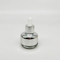 20ml 30ml 40ml 50ml Essential Oil Face Serum Bottles Cap Dropper Bottle Aluminium Gold Silver Dropper With Pressed Dropper