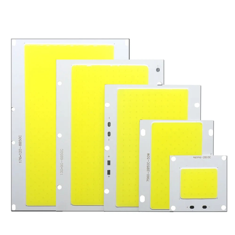Epistar Chip COB LED Board 135*95mm High Power 10w 20w 30w 50w 100w 150w 200w 12v 24v LED COB Module for Led Cob Spot Light