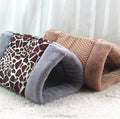 Striped Anti-Slip Design Foldable Cat Cave Bed Pet Bed Accessories