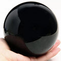 Polished Marble Sphere  quartz dark crystal ball Black Marble Glass Crystal Ball for Decorative