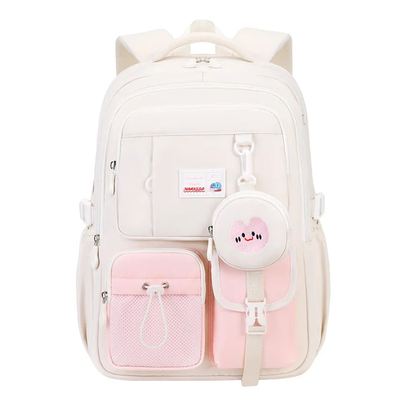 Large Capacity New Fashion Shoulder Bag Middle and High School Students School Backpack for Leisure Commuting