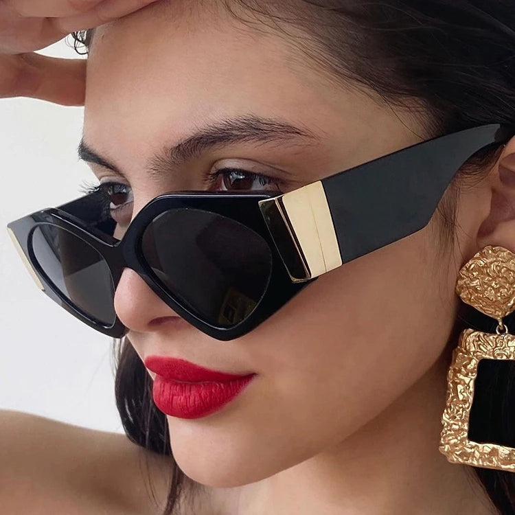 YB2205 Trending ODM OEM Printed Your Own Brand Custom Logo Sunglasses Luxury Women Lunettes Soleil