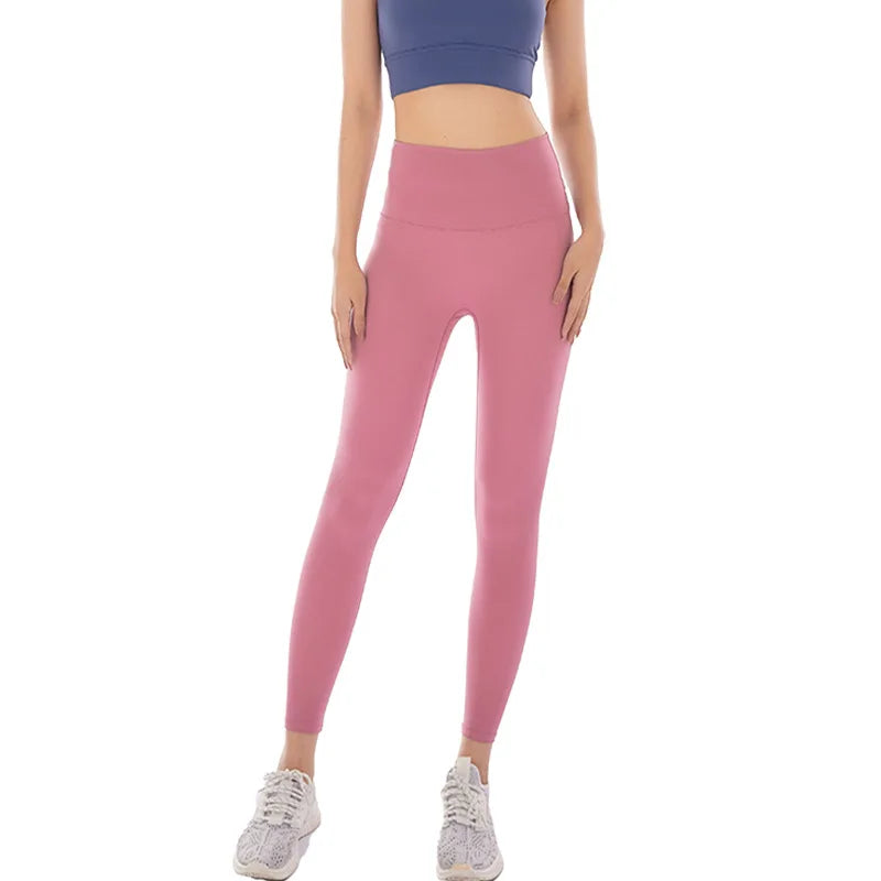 High Waist Tummy Control Sports Yoga Seamless Leggings Active Wear Yoga Fitness Leggings
