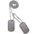Dog Tags Supplier Custom Stainless Steel Dog Tag Chains Engraved Dog Tag Necklace With Ball Chain