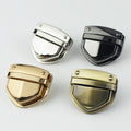 Alloy Heavy Duty Push Lock Clasp Tongue Lock Leather Craft Women Bag Purse Handbag Shoulder Bag Closure DIY Accessories